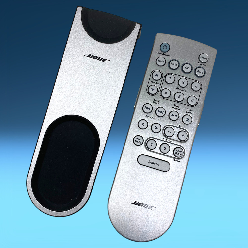 Bose Wave Music System III Premium Backlit Remote Control & Cradle Silver Tested